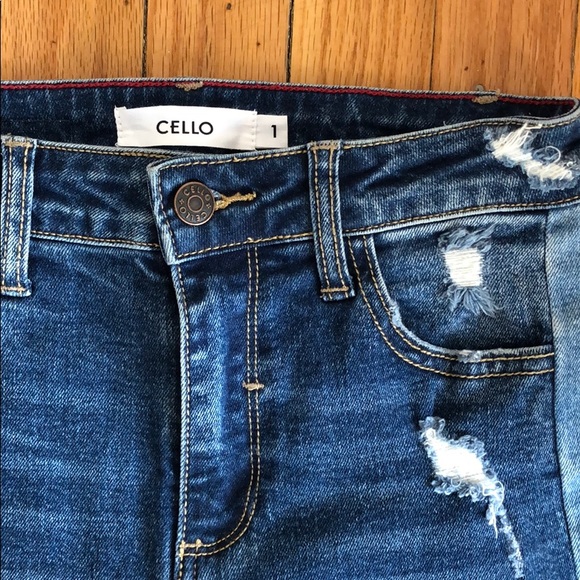 Cello dark jeans with side detail - Picture 3 of 5
